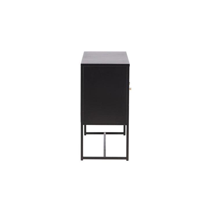 Sita metalen dressoir zwart - 120 x 80 cm