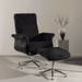 Nohr Fauteuil Arnoldo Met voetenbank, Faux Fur