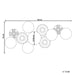 Beliani - THALLIUM - Wanddecoratie - Goud - Ijzer - ThatLyfeStyle