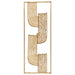 Beliani - THULIUM - Wanddecoratie - Goud - Ijzer - ThatLyfeStyle