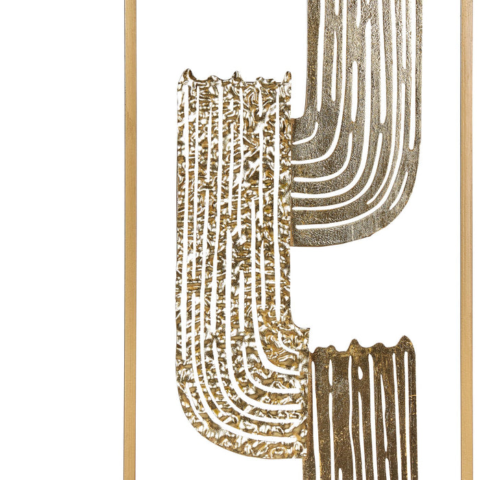 Beliani - THULIUM - Wanddecoratie - Goud - Ijzer - ThatLyfeStyle
