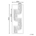 Beliani - THULIUM - Wanddecoratie - Goud - Ijzer - ThatLyfeStyle