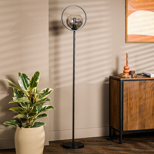 BASE Vloerlamp Alphonso 165 cm - Smoke