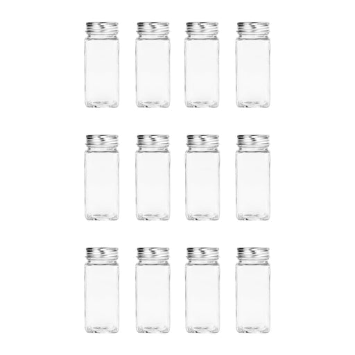 Krumble Kruidenpotjes set van 12 - Glas - 120 ml - Met deksel