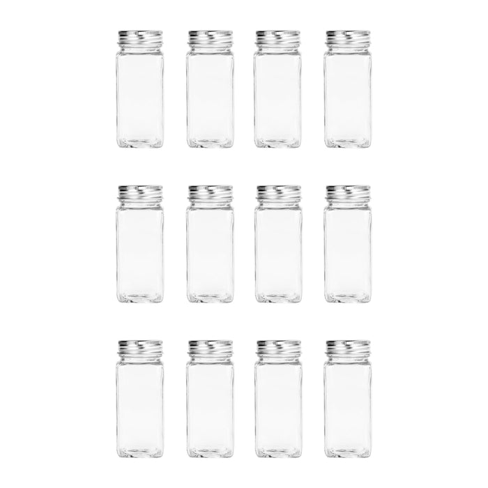 Krumble Kruidenpotjes set van 12 - Glas - 120 ml - Met deksel