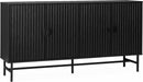 sweeek - Dressoir, bazalt, l 157,5 x b 39 x h 83cm - ThatLyfeStyle