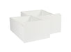 Artistiq Bedlade Lilo t.b.v. Kinderbed Lilo, Set van 2 stuks - Wit