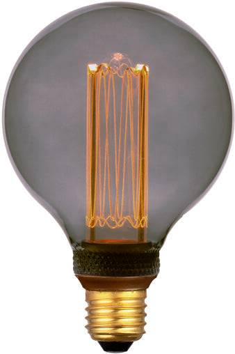 BASE Kooldraadlamp Tarika 9,5cm, E27 8W - Smoke, dimbaar - ThatLyfeStyle