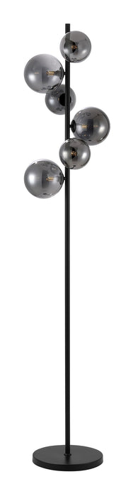 BASE Vloerlamp Kali 6-lamps, Glas - Smoke