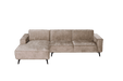 Tower Living Hoekbank Leeds Links, 280cm, Chenille - Taupe