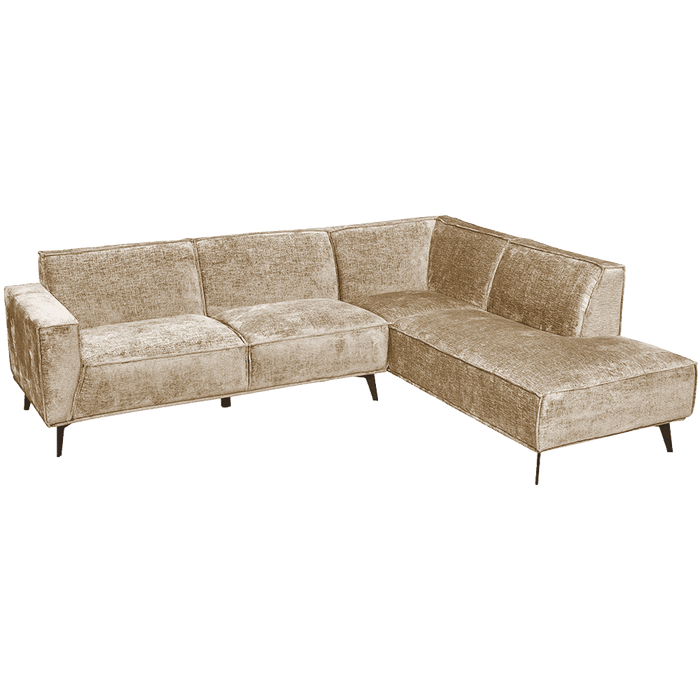 Tower Living 2,5 zits Hoekbank Leeds Rechts, 268cm - Beige