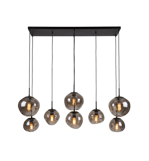 BASE Hanglamp Kasim 8-lamps, Glas - Smoke