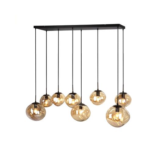 BASE Hanglamp Kasim 8-lamps, Glas - Amber