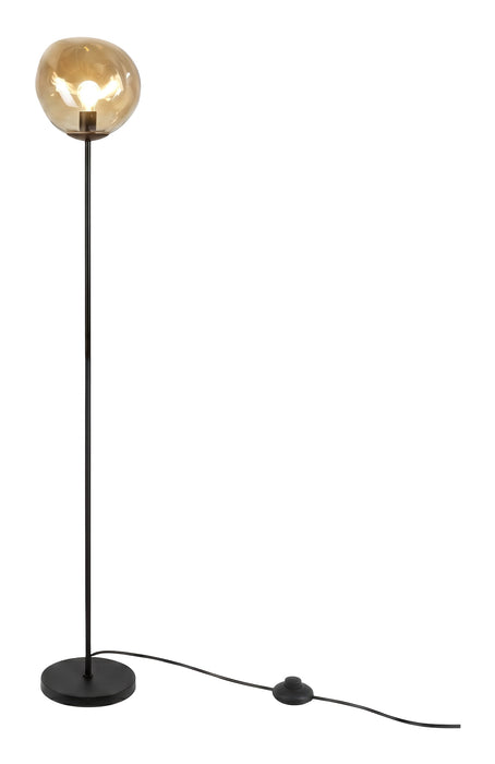 BASE Vloerlamp Kasim 1-lamps, Glas - Amber