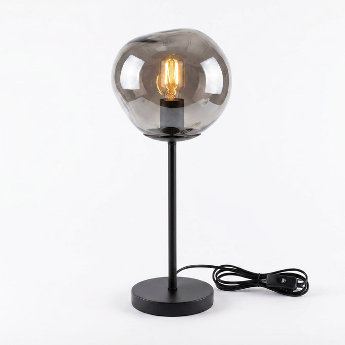 BASE Tafellamp Kasim 1-lamps, Glas - Smoke