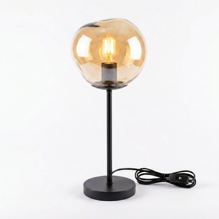 BASE Tafellamp Kasim 1-lamps, Glas - Amber