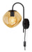 BASE Wandlamp Kasim 1-lamps, Glas - Amber