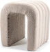 Giga Meubel Poef Sera - Bouclé - Taupe - 41x38x45cm - ThatLyfeStyle