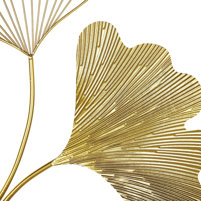 Beliani - INDIUM - Wanddecoratie - Goud - Metaal - ThatLyfeStyle