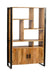 Livingfurn Wandkast Nairobi Mangohout en staal, 180 x 110cm