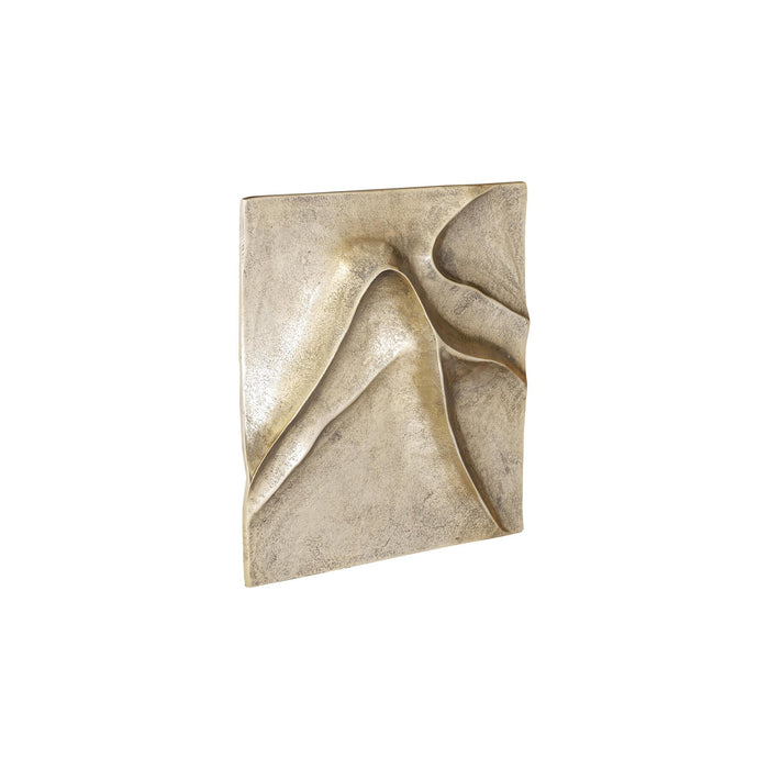 PTMD Gihan Gold Casted Alu Wall Panel Wave Lines S