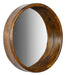 Brix Ronde Spiegel Demy Mangohout, 80cm - Bruin