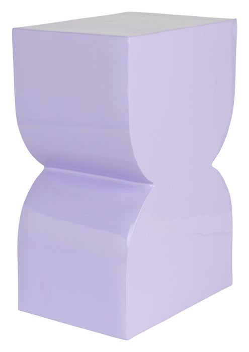 Zuiver Krukje/Bijzettafel Cones 30 x 21cm - Lila - Vierkant