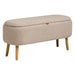 Nest of Nora Halbank met opbergruimte - Bouclé 95x37x45 cm - Beige