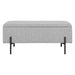 Nest of Nora Opbergbank Yorra - Met opbergruimte 95x36.5x43 cm - Licht grijs