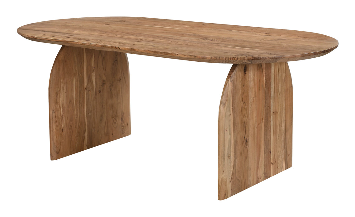 Artistiq Ovale Eettafel Sequia Acaciahout, 200 x 100cm - Bruin - Ovaal