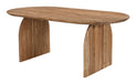 Artistiq Ovale Eettafel Sequia Acaciahout, 200 x 100cm - Bruin - Ovaal