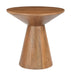 Artistiq Ronde Bijzettafel Elicia Mangohout, 60cm - Bruin