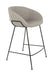 Zuiver Barstoel Feston Stof - Grijs (zithoogte 65cm)