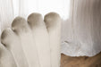 Fjôrd Eetkamerstoel Limhamn Licht Zwart/Beige Velvet - ThatLyfeStyle