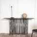 Nohr Sidetable Danni Marmerlook, 130cm - Zwart