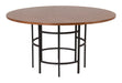 Nohr Ronde Eettafel Vu MDF, Ø140cm - Bruin