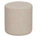 Nest of Nora Poef rond bouclé ø34x36 cm - Beige