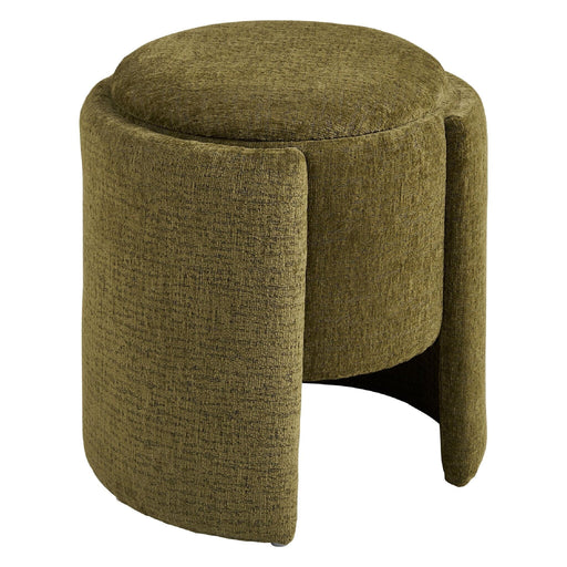 Nest of Nora Poef rond - Voetenbank Ø42x43,5 cm - Green