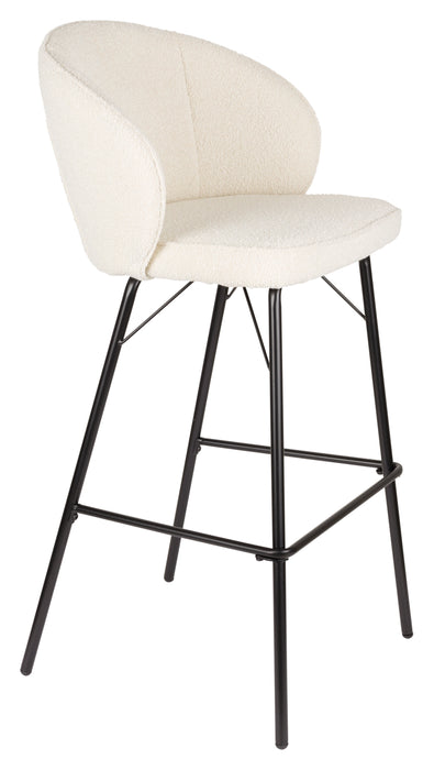 ZILT Barkruk Lysandra Bouclé (zithoogte 75cm)