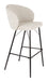 ZILT Barkruk Jacquelyne Bouclé - Beige (zithoogte 75cm)