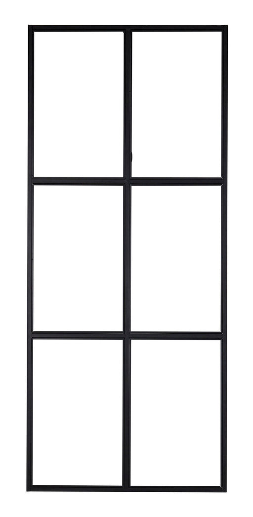 Nohr Roomdivider Shamyra Glas, 210 x 90cm - Zwart