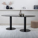 Nohr Ovale Eettafel Wai Marmerlook, 180 x 100cm - Grijs - Ovaal
