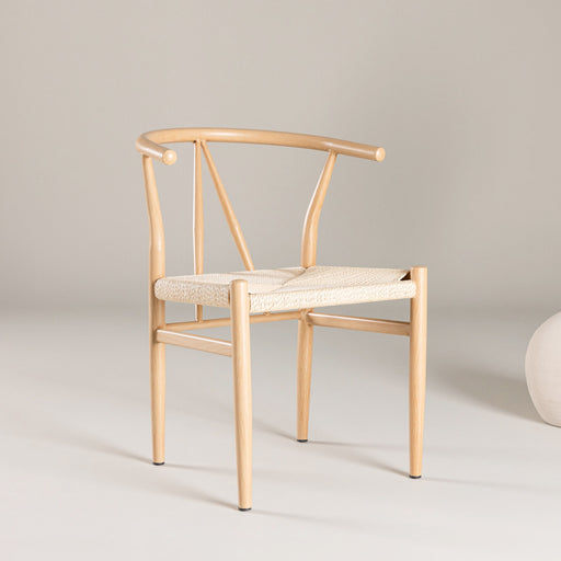 Nohr Eetkamerstoel Atalie Rattan - Beige - ThatLyfeStyle