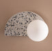 Nohr Wandlamp Indria Terrazzo - Wit