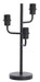 Light & Living Tafellamp Edisa 3-Lamps - Mat Zwart
