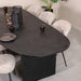 LABEL51 Organische Eettafel Cooper Mangohout, 250 x 110cm - Zwart