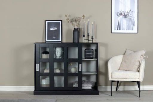 Nohr Vitrinekast Renso 95 x 120cm - Zwart