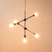 LABEL51 Verstelbare Hanglamp Stilo 5-lamps - Zwart