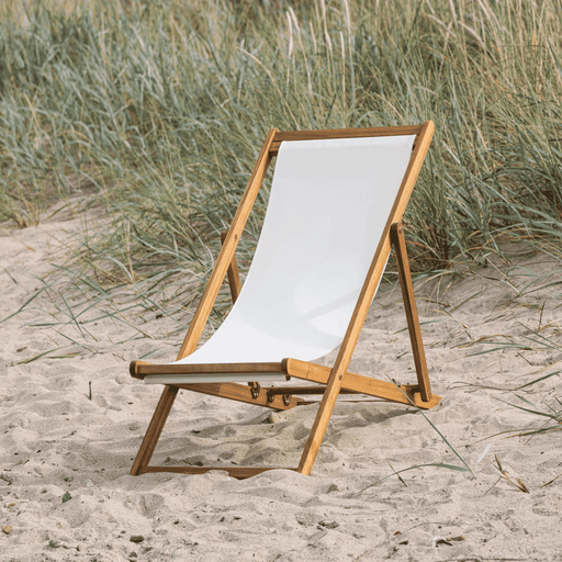 Nohr Loungestoel Trevis Acaciahout - Beige