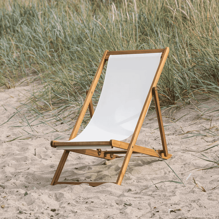 Nohr Loungestoel Trevis Acaciahout - Beige